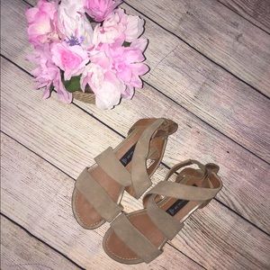 Tan Sandal Steven by Steve Madden